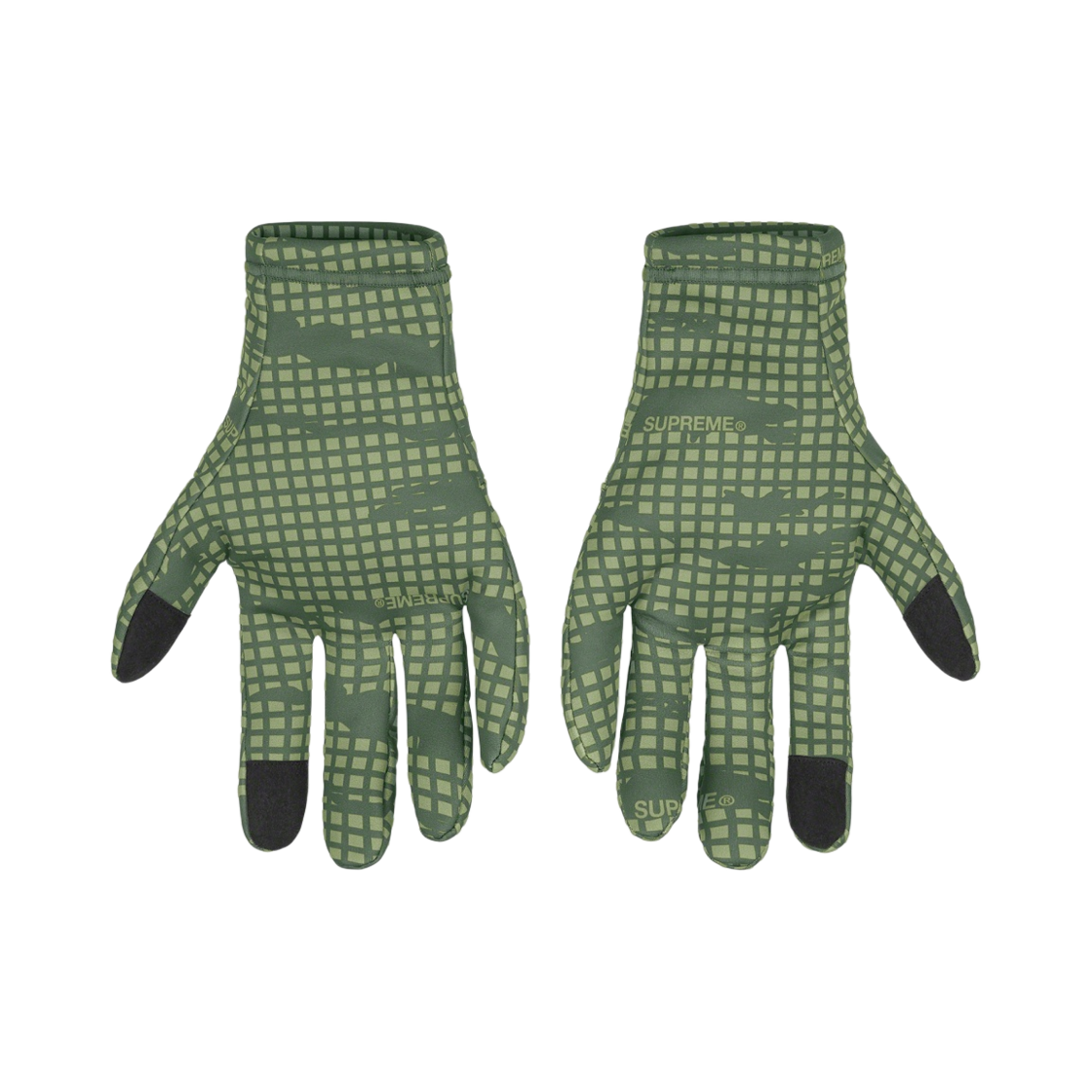 슈프림 윈드스토퍼 글러브 올리브 그리드 카모 - 21FW(Supreme Windstopper Gloves Olive Grid Camo - 21FW) - 2