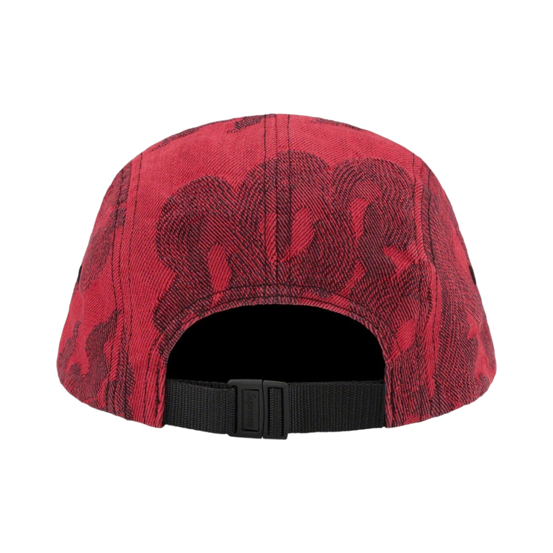 슈프림 플레임 자카드 데님 캠프캡 워시드 레드 - 23SS(Supreme Flames Jacquard Denim Camp Cap Washed Red - 23SS) - 2