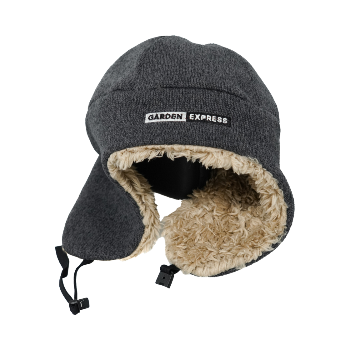 GECAX24778GYX Garden express Soft-Fur Earmuff Beanie Gray
