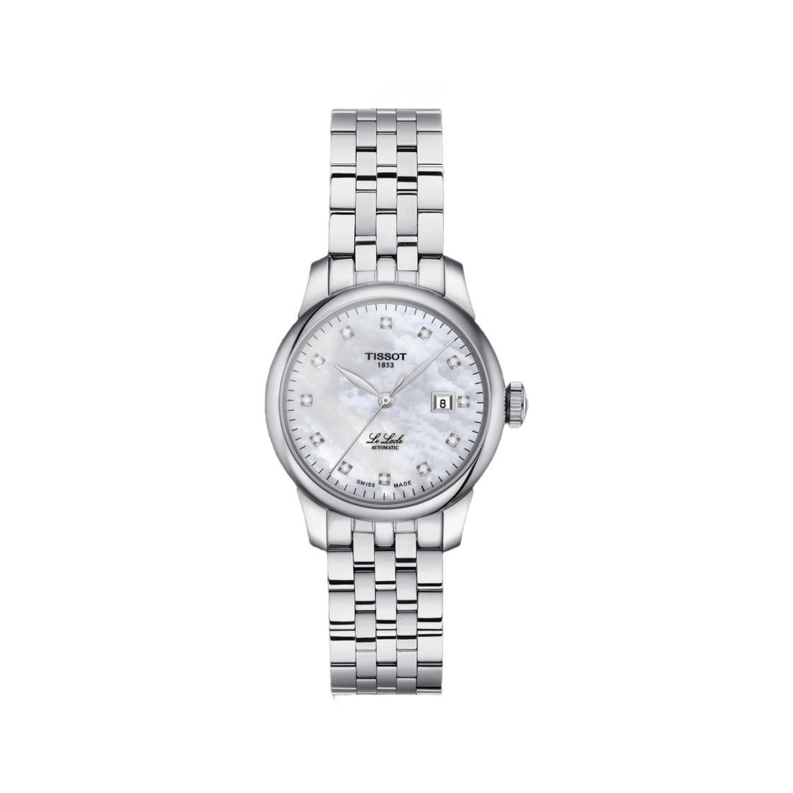 티쏘 르 로끌 오토매틱 레이디 29mm 스테인리스 스틸 화이트 마더 오브 펄(Tissot Le Locle Automatic Lady 29mm Stainless Steel White Mother of Pearl) - 1