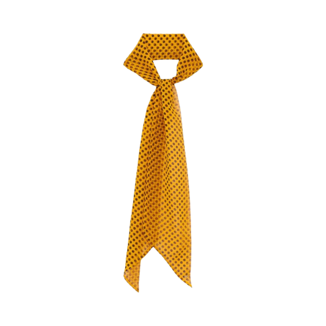 생로랑 라발리에르 실크 옐로우 블랙(Saint Laurent Lavalliere in Silk Yellow and Black) - 1