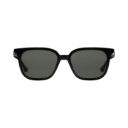 Gucci Square-Framed Sunglasses Shiny Black Acetate Frame