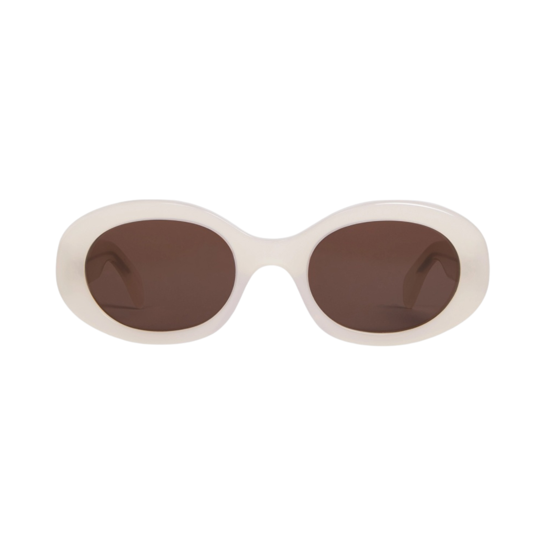 (W) 셀린느 아세테이트 트리옹프 01 선글라스 밀키 크림((W) Celine Triomphe 01 Sunglasses in Acetate Milky Cream)