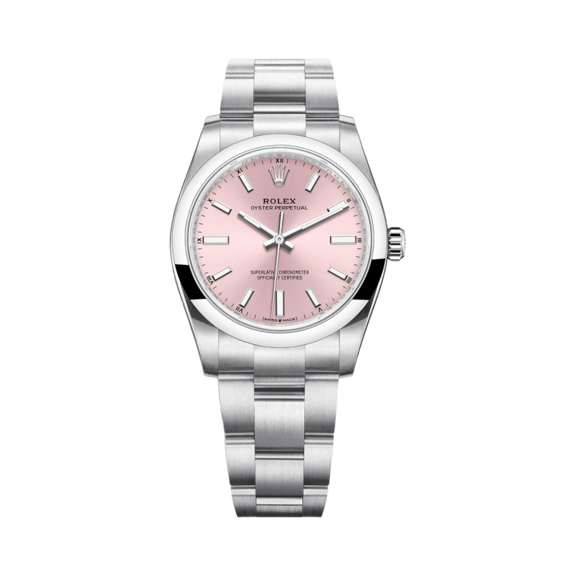 롤렉스 오이스터 퍼페추얼 34mm 124200 핑크 오이스터(Rolex Oyster Perpetual 34mm 124200 Pink Oyster)