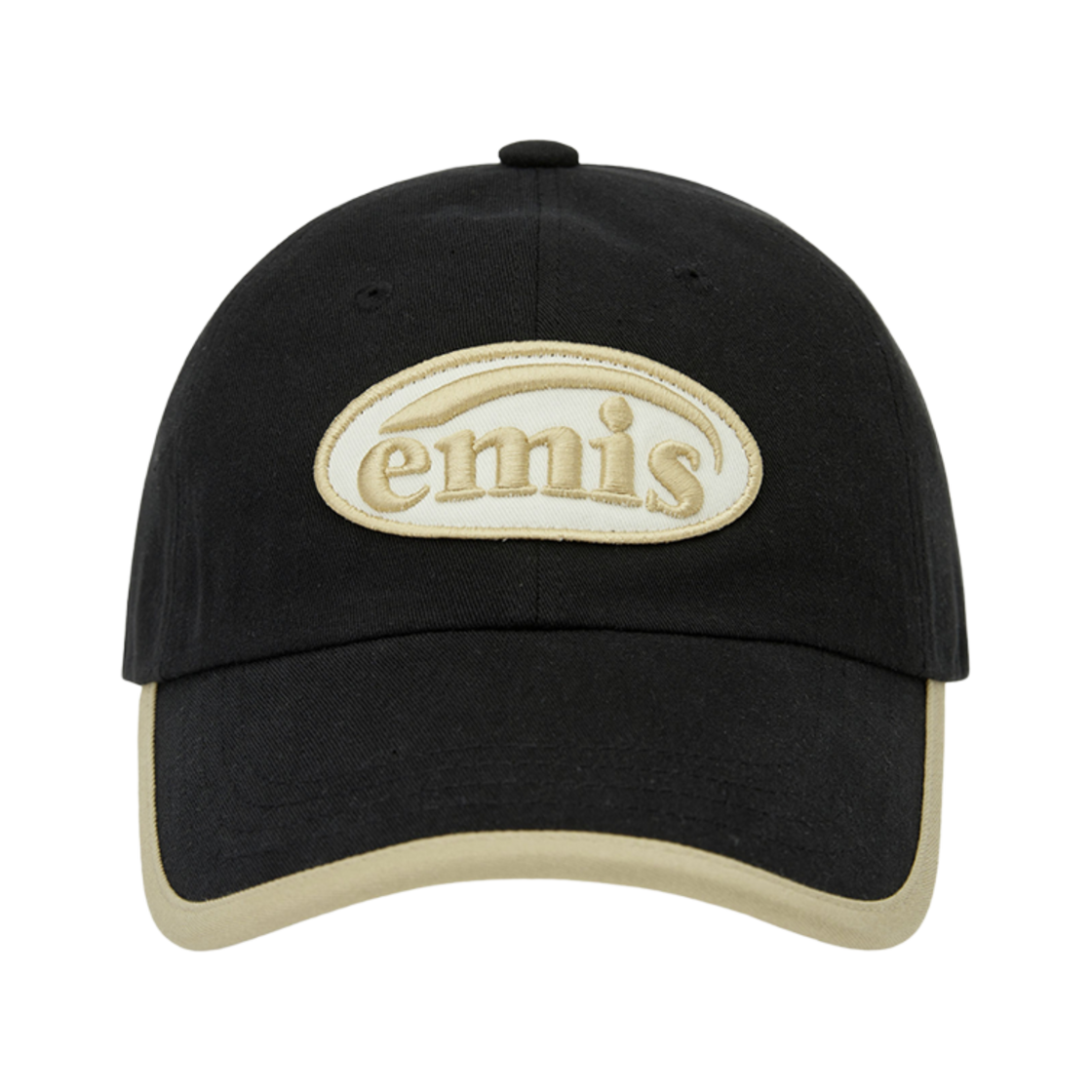 - Emis Beige Trimming Ball Cap Black