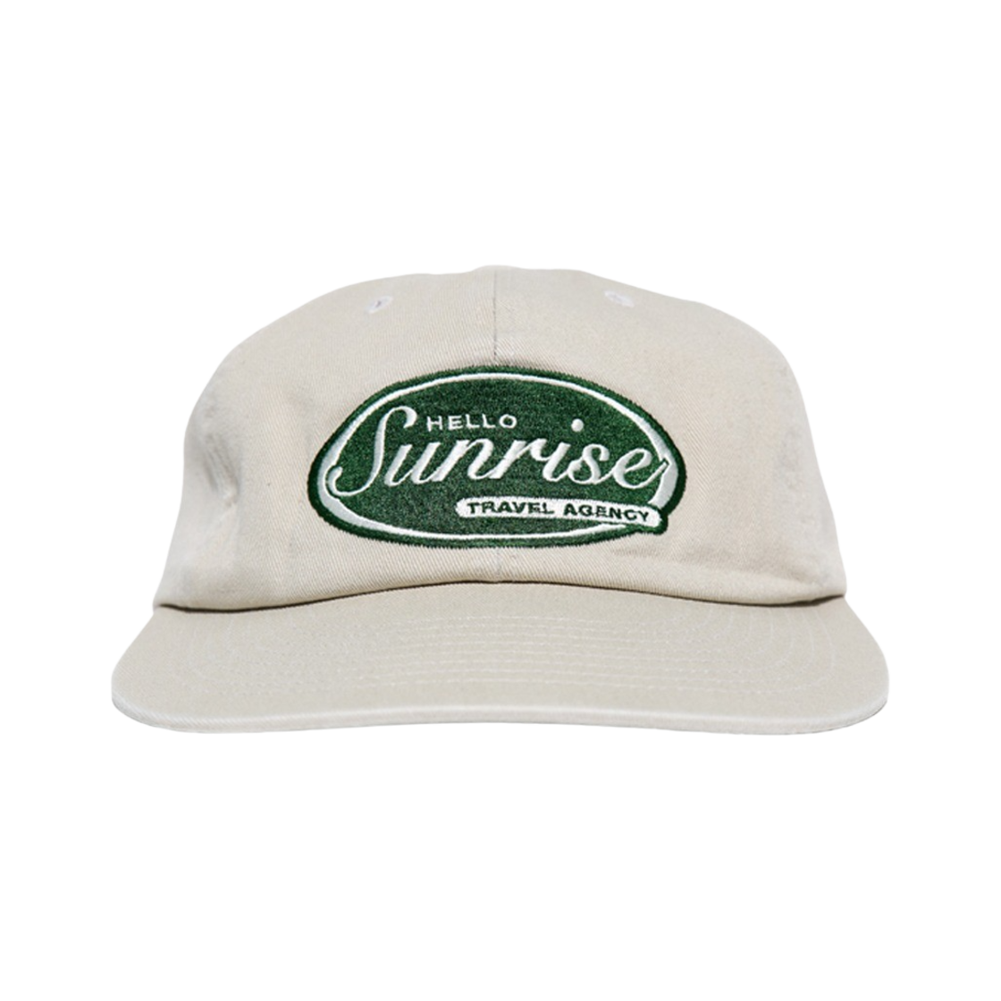 헬로선라이즈 오벌 로고 6패널 캡 베이지(Hello Sunrise Oval Logo 6Panel Cap Beige) - 1