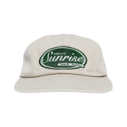 Hello Sunrise Oval Logo 6Panel Cap Beige