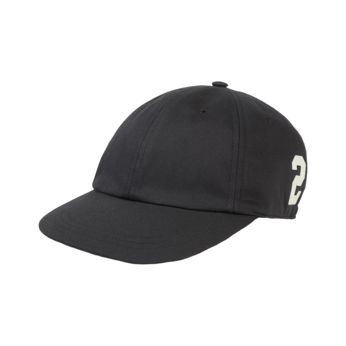 구찌 코튼 캔버스 베이스볼 햇 구찌 패치 블랙(Gucci Cotton Canvas Baseball Hat with Gucci Patch Black) - 1