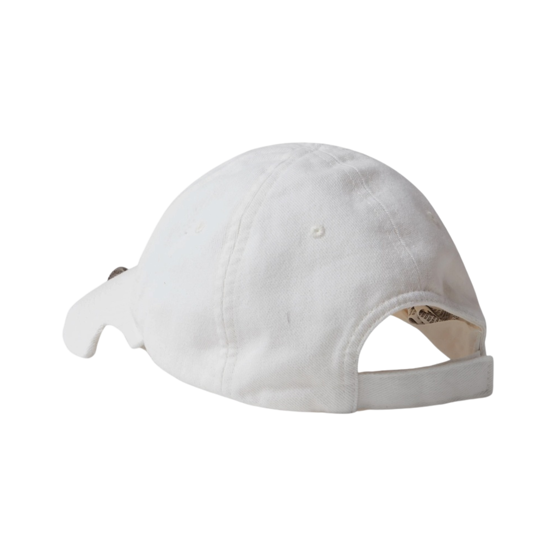 발렌시아가 Bal.com 프론트 피어싱 캡 화이트(Balenciaga Bal.com Front Piercing Cap White) - 2