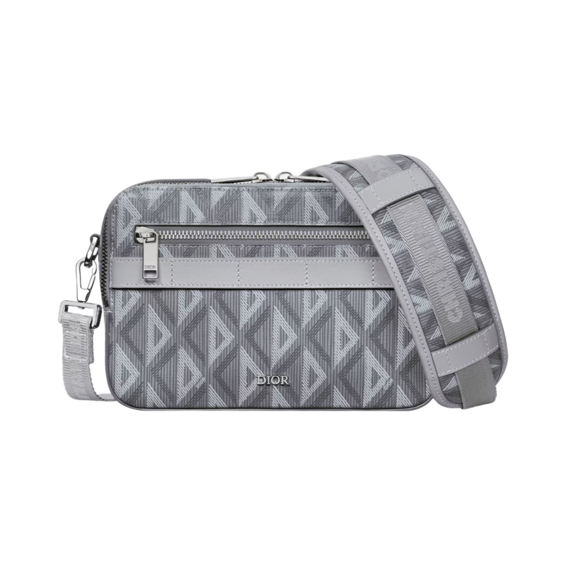 디올 사파리 백 스트랩 디올 CD 다이아몬드 캔버스 그레이(Dior Safari Bag Strap Dior CD Diamond Canvas Gray) - 1
