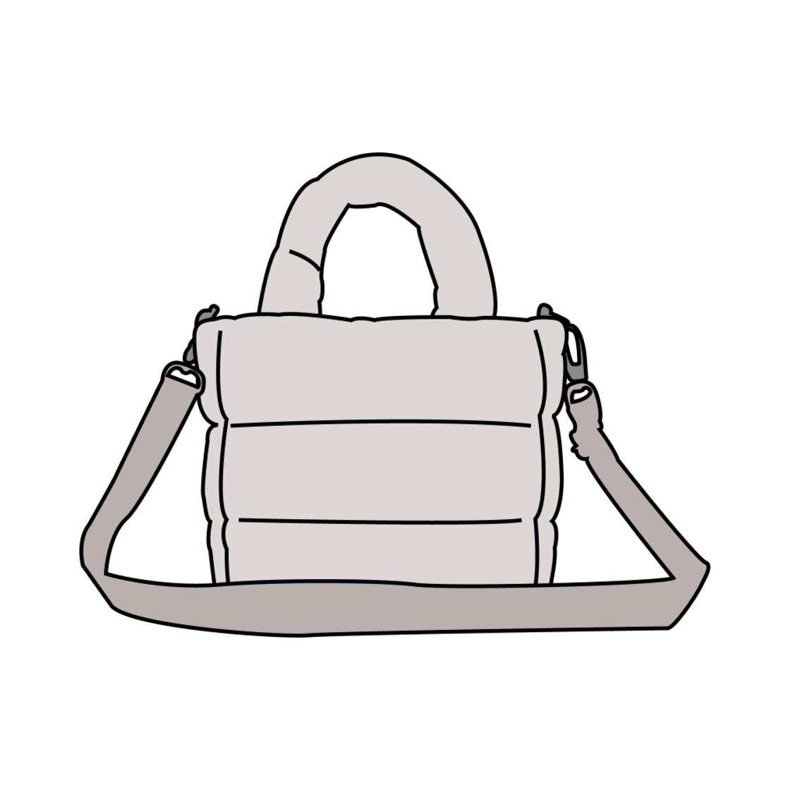 노스페이스 플럼피 토트 백 미니 크림(The North Face Plumpy Tote Bag Mini Cream) - 2