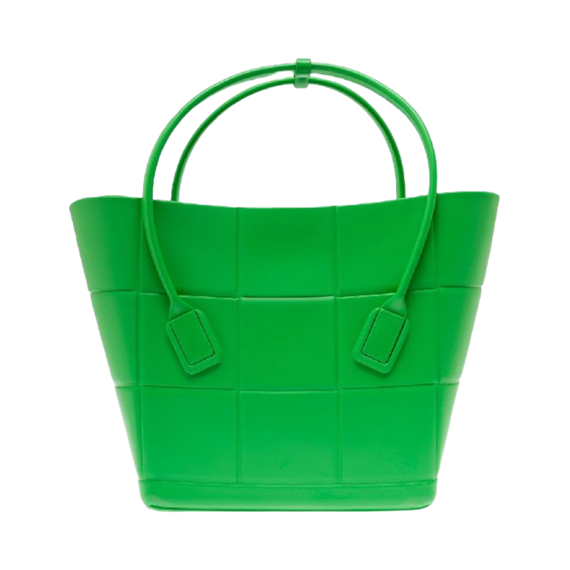 보테가 베네타 아르코 라지 러버 쇼핑백 그래스(Bottega Veneta Arco Large Rubber Shopping Bag Grass) - 1