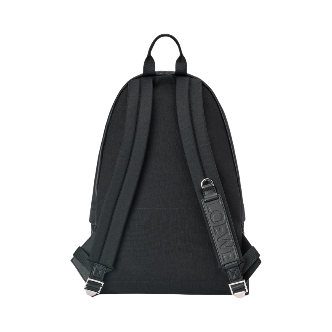 로에베 라운드 슬림 백팩 카프스킨 앤 아나그램 자카드 앤트러사이트 블랙(Loewe Round Slim Backpack in Calfskin Anagram Jacquard Anthracite Black) - 3