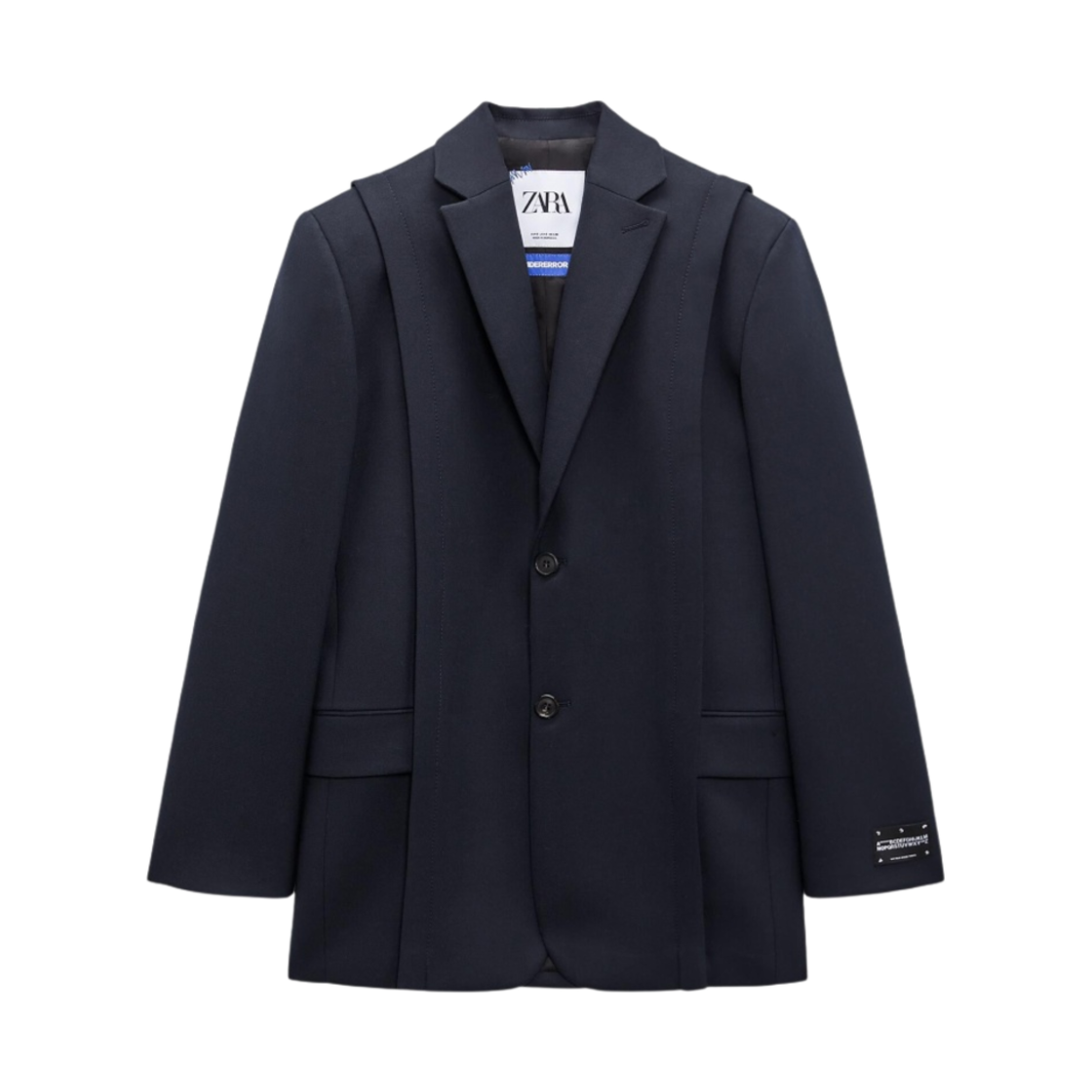 자라 x 해리 램버트 더블 브레스트 수트 블레이저 네이비 | Zara | KREAM