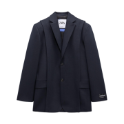 Zara x Ader Error Oversize Blazer Navy
