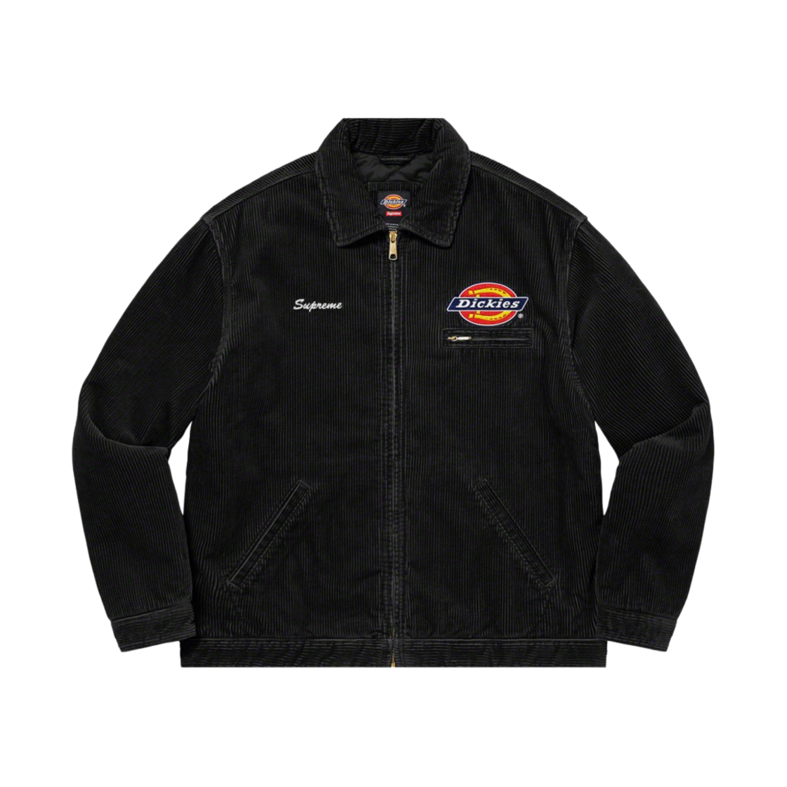 슈프림 x 디키즈 코듀로이 워크 자켓 블랙 - 22FW(Supreme x Dickies Corduroy Work Jacket Black - 22FW)