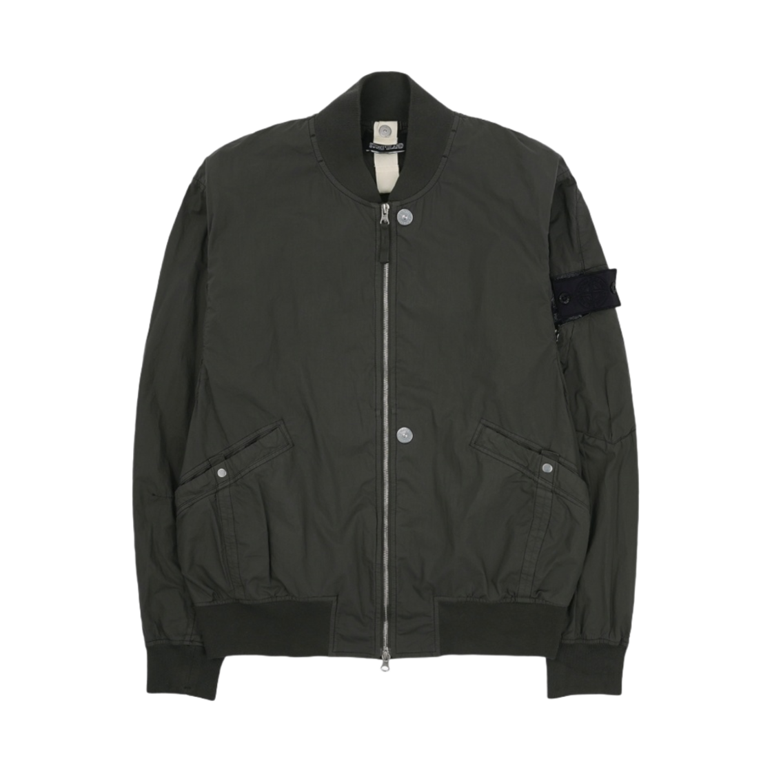 스톤 아일랜드 쉐도우 프로젝트 40712 HD 펠레 OVO 코튼-TC 봄버 자켓 팽고 - 22SS(Stone Island Shadow Project 40712 HD Pelle OVO Cotton-TC Bomber Jacket Fango - 22SS) - 1