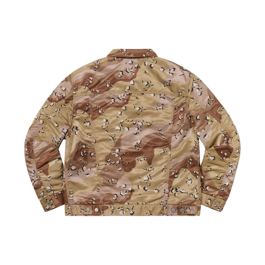 슈프림 x 리바이스 나일론 트러커 자켓 초콜릿 칩 카모 - 21FW(Supreme x Levi's Nylon Trucker Jacket Chocolate Chip Camo - 19FW) - 3