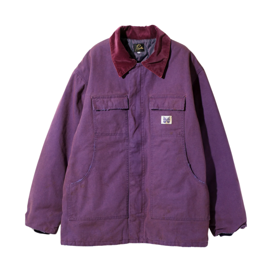 니들스 럼버잭 코트 11온즈 코튼 옥스포드 퍼플(Needles Lumberjack Coat 11oz Cotton Oxford Purple) - 1