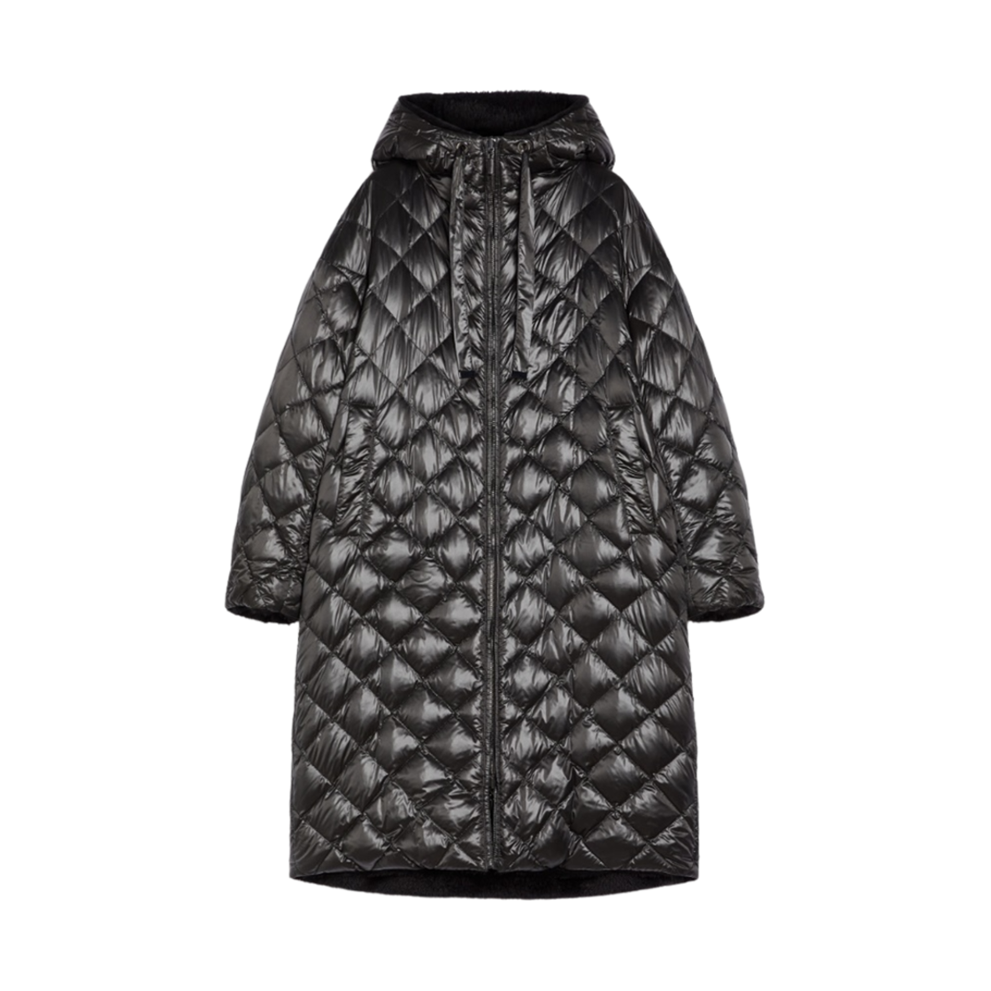 (W) 막스마라 더 큐브 스파세파 리버시블 알파카 울 다운 자켓 다크 그레이((W) Max Mara The Cube Spacepa Reversible Alpaca Wool Down Jacket Dark Grey)