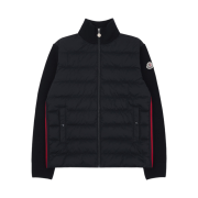 Moncler Padded Wool Cardigan Navy Blue - 22FW