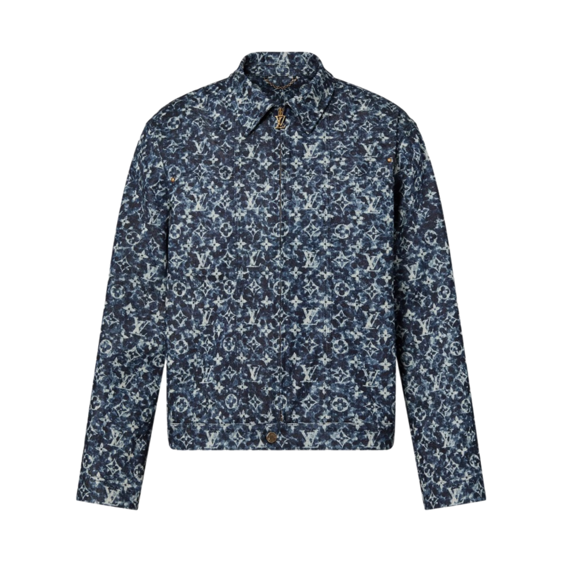 - Louis Vuitton Monogram Denim Workwear Jacket Dark Denim