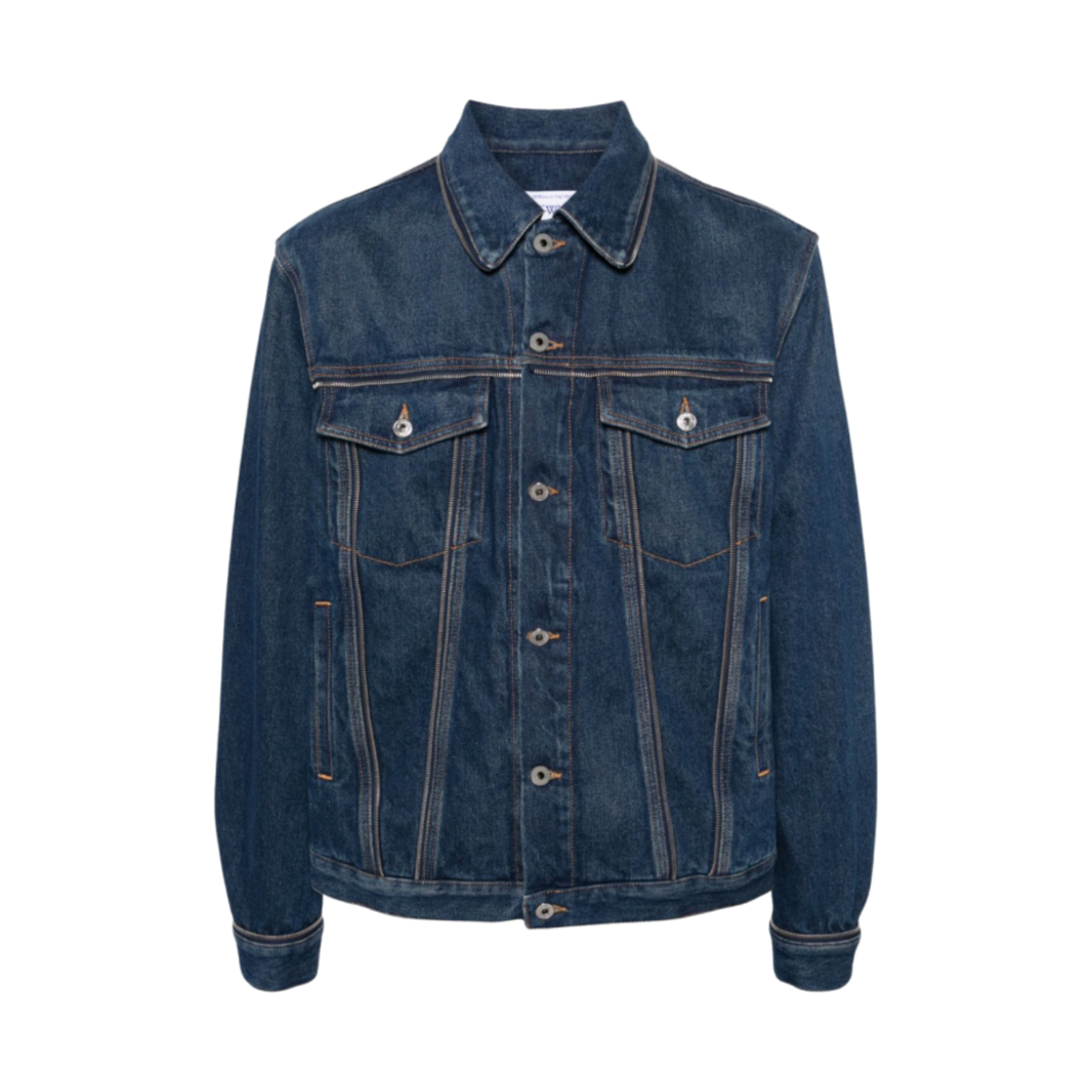 오프화이트 아르탭 스케이트 지퍼 데님 자켓 블루(Off-White Artab Skate Zipped Denim Jacket Blue)