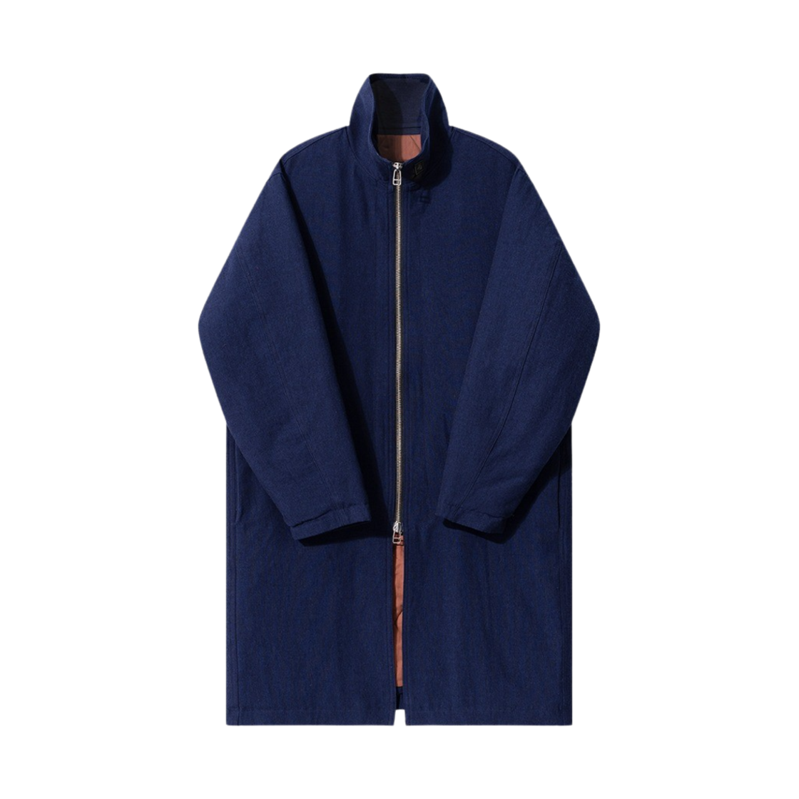 트락타트 필드 집업 패딩 코트 블루(Traktat Field Zip-Up Padded Coat Blue)