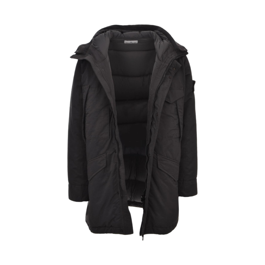 스톤 아일랜드 70821 오파크 나일론 트윌 다운 파카 다크 그레이 - 22FW(Stone Island 70821 Opaque Nylon Twill Down Parka Dark Grey - 22FW) - 3