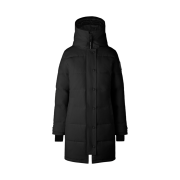 (W) Canada Goose Shelburne Parka Black Label Black