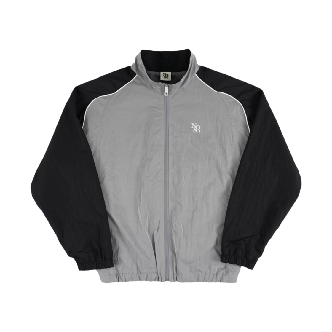 NOS7 사이드 배색 윈드 브레이커 블랙(NOS7 Side Color Combination Windbreaker Black)
