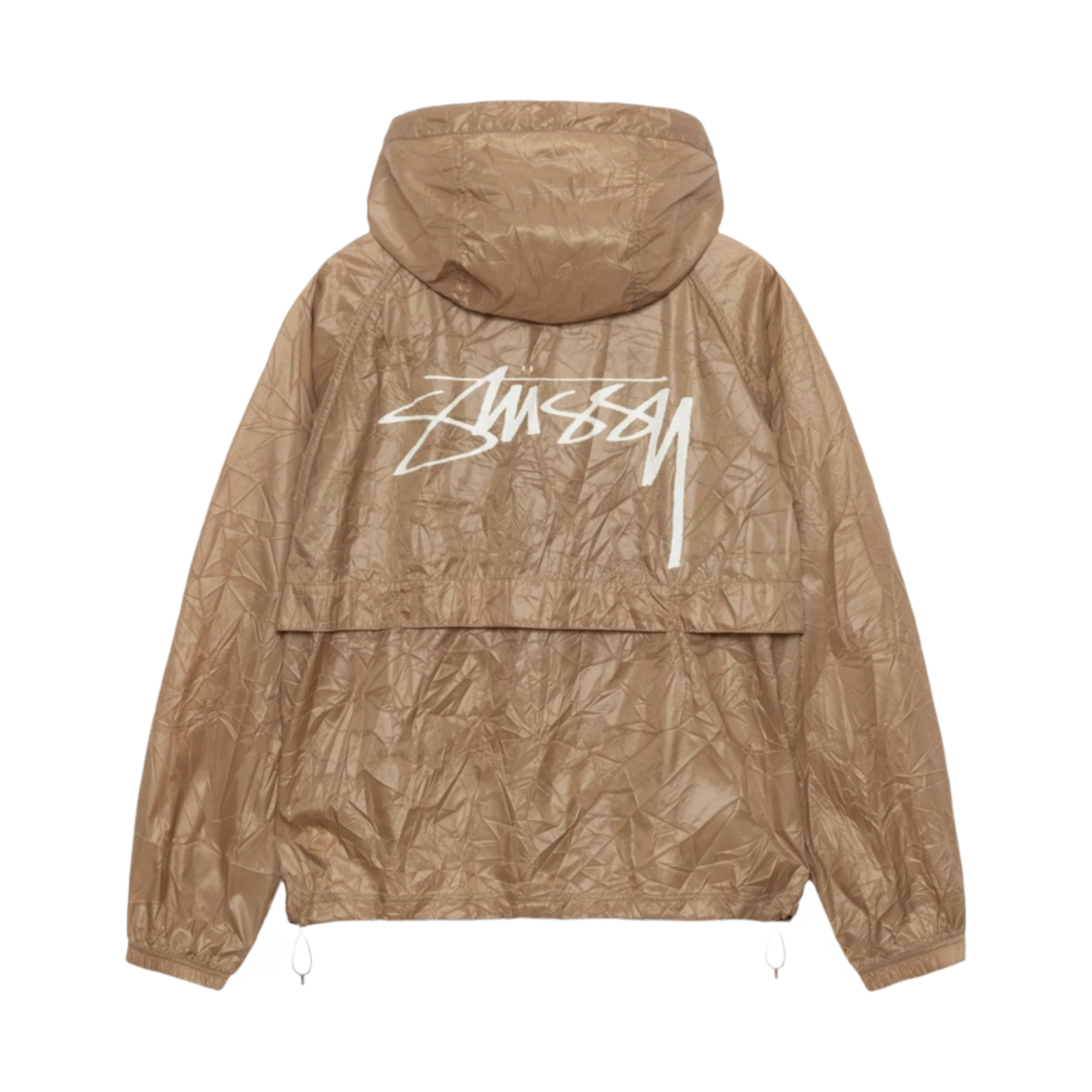 스투시 비치 쉘 링클 나일론 자켓 브라운(Stussy Beach Shell Wrinkled Nylon Jacket Brown) - 2
