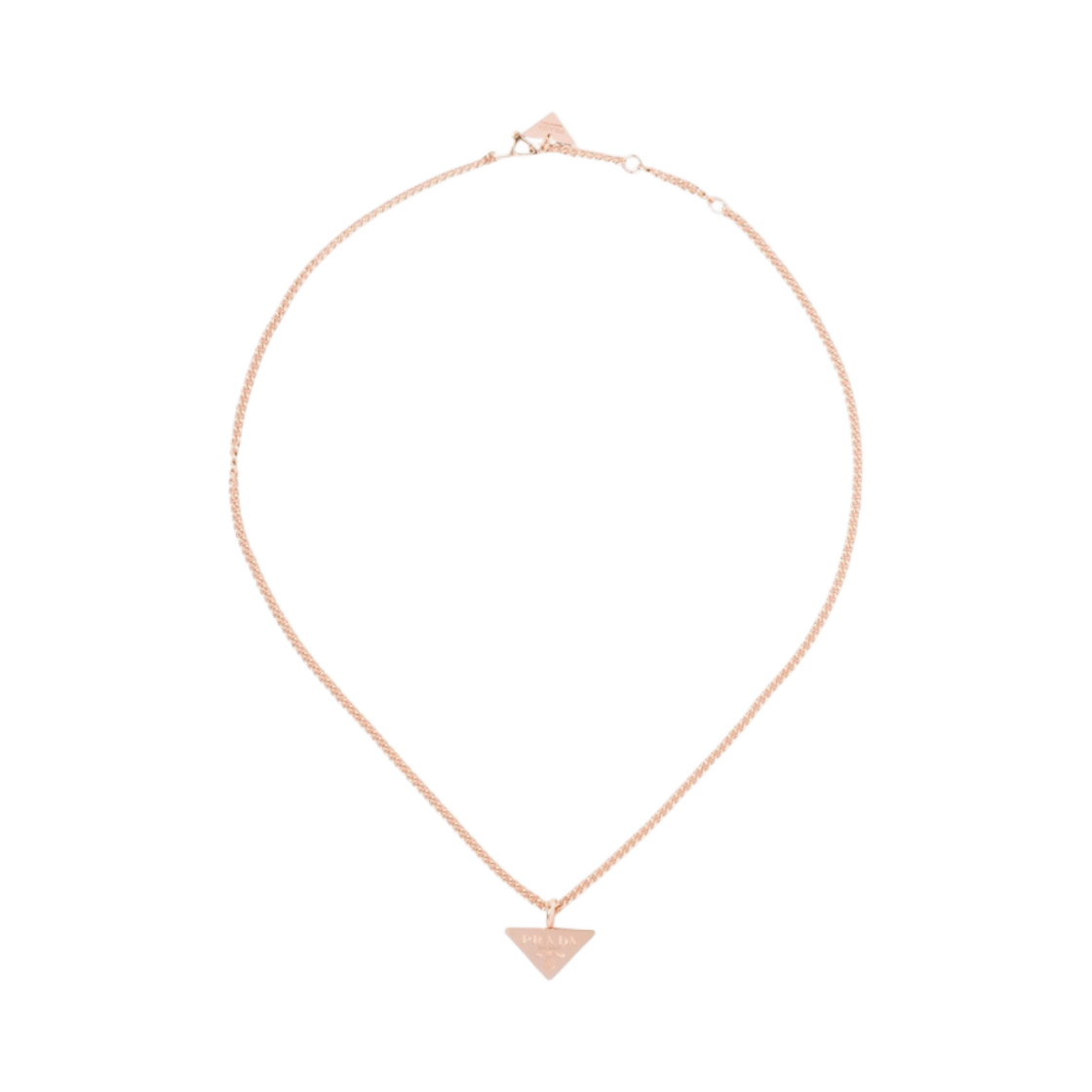 (W) 프라다 이터널 골드 펜던트 네클리스 핑크 골드((W) Prada Eternal Gold Pendant Necklace Pink Gold) - 1
