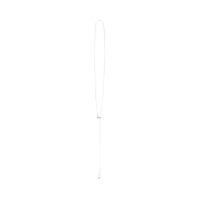 Aviemuah Astre Drop Necklace Silver