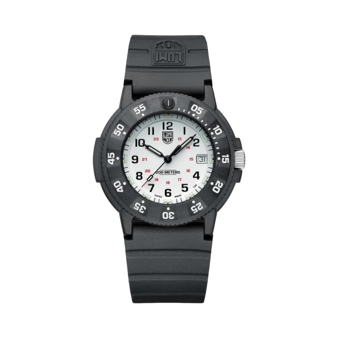 XS-3007-EVO-S Luminox Original Navy Seal Dive 43mm Genuine Rubber Black