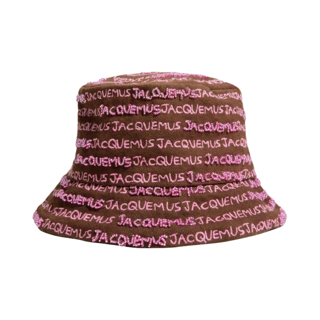 자크뮈스 르 밥 보르다도 자수 로고 버킷햇 브라운(Jacquemus Le Bob Bordado Embroidered Logo Bucket Hat Brown) - 1