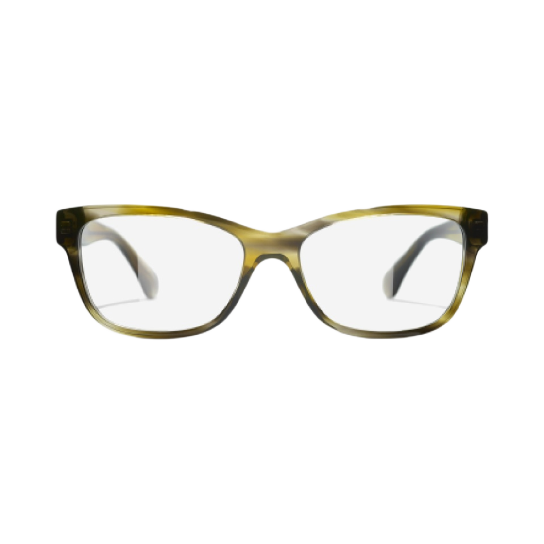 샤넬 스퀘어 프레임 아세테이트 & 그린 톨토이즈(Chanel Rectangle Eyeglasses Acetate & Green Tortoise) - 1