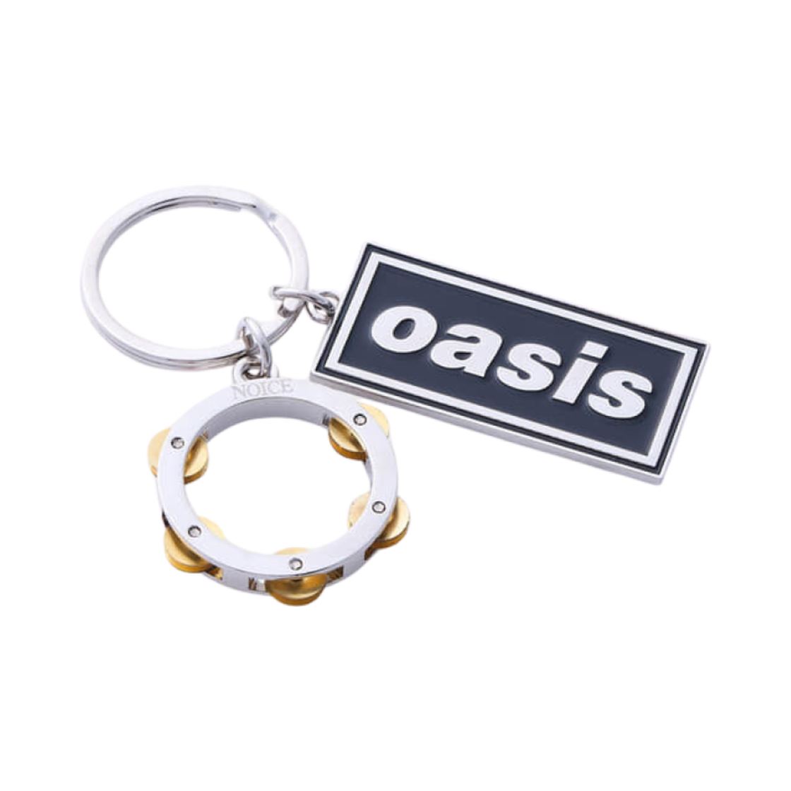 노이스 x 오아시스 탬버린 키링 실버(Noice x Oasis Tambourin Keyring Silver)