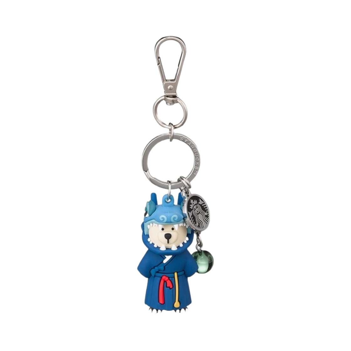 - Starbucks Blue Dragon Bearista Keychain