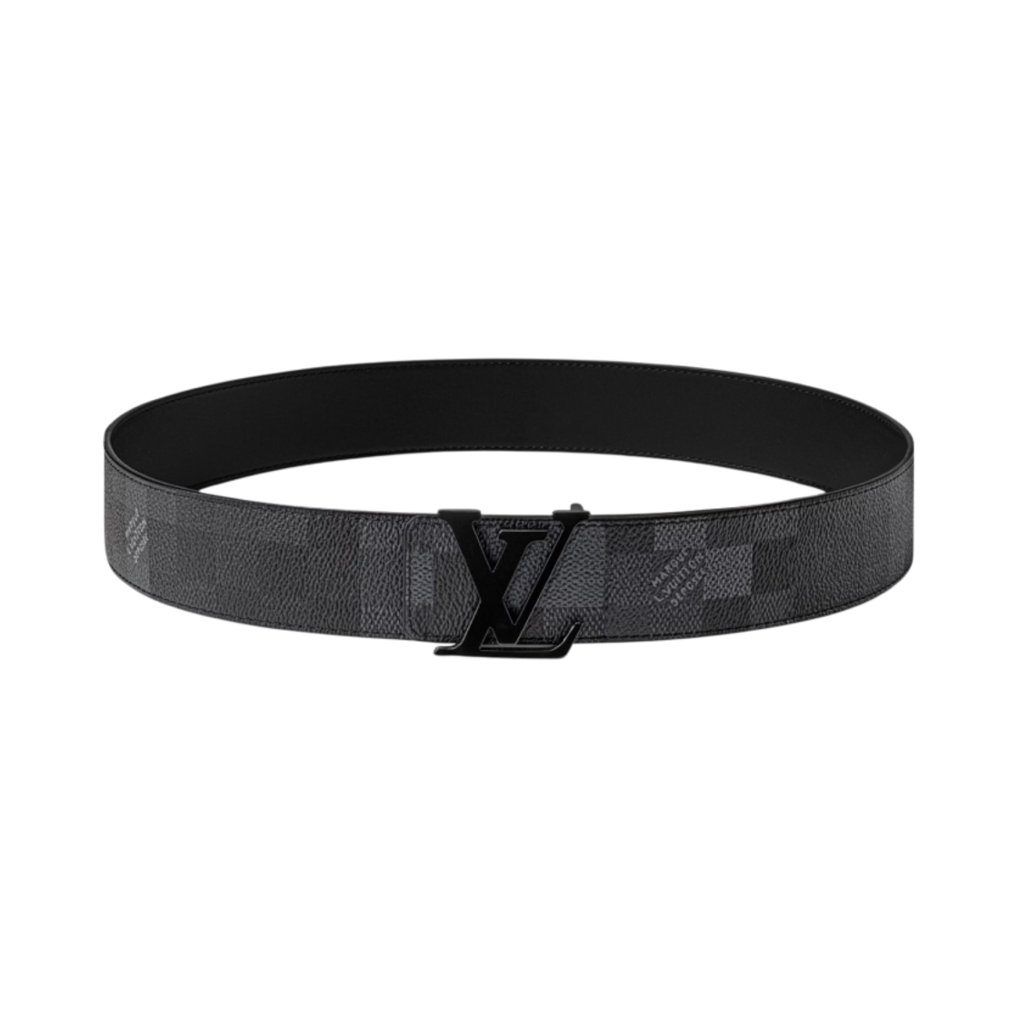 - Louis Vuitton LV Initiales Damoflage 40mm Reversible Belt Black
