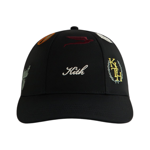 KHM050994-001 Kith Cotton Twill All Over Patch Cricket Cap Black