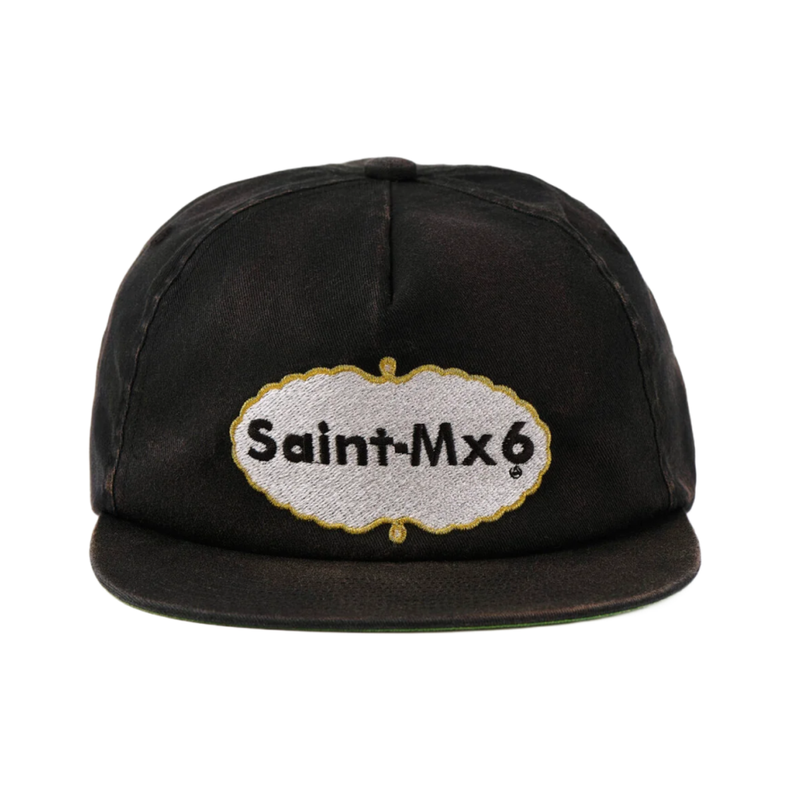 HR8-0000-075 Saint Mxxxxxx Eat Me 5 Panel Cap Black - 25SS