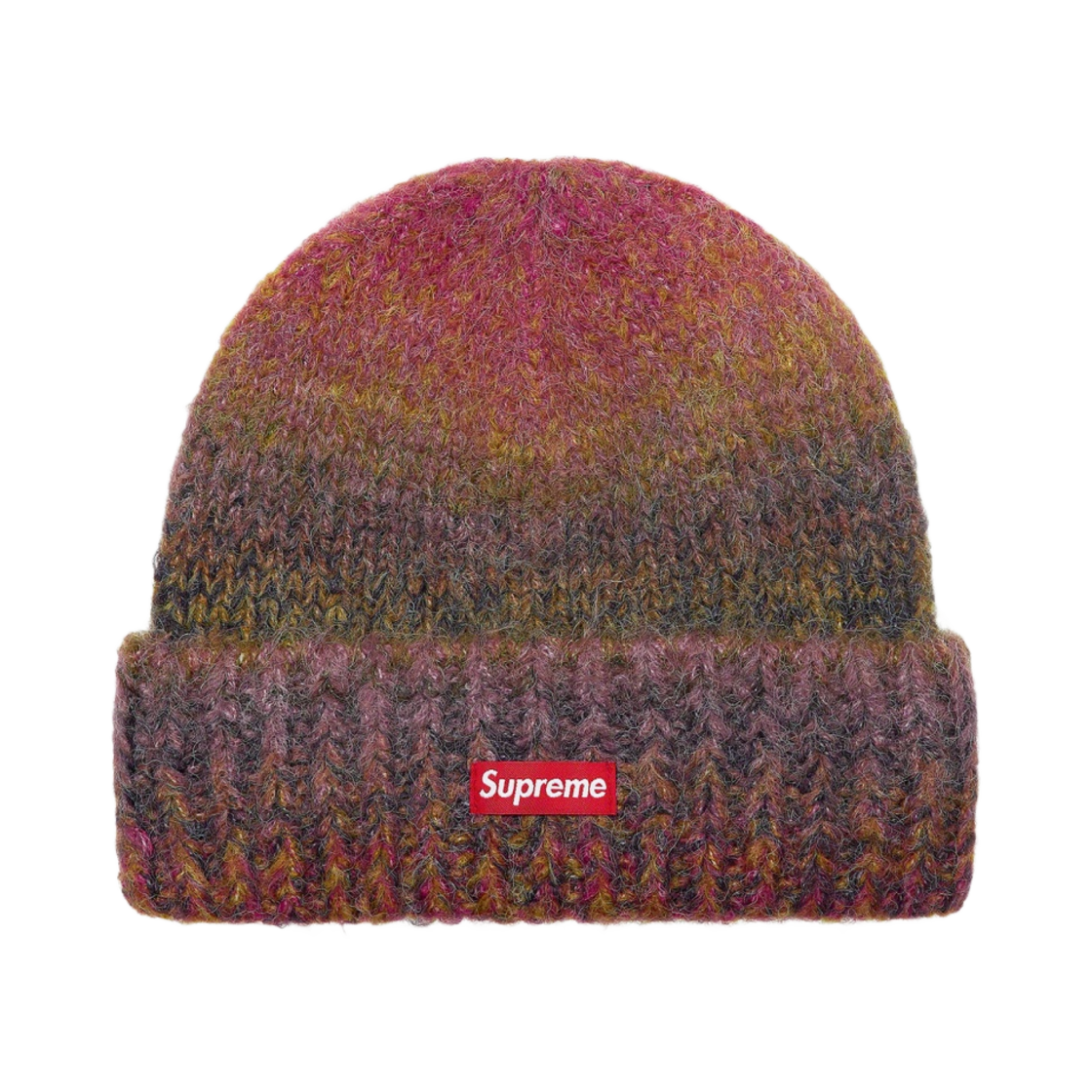 슈프림 그라디언트 스트라이프 비니 레드 - 21FW(Supreme Gradient Stripe Beanie Red - 21FW) - 1