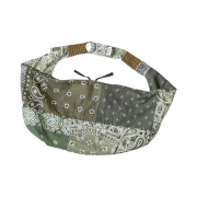 Kapital Gauze Bandana Beach Snuffkin Bag Khaki