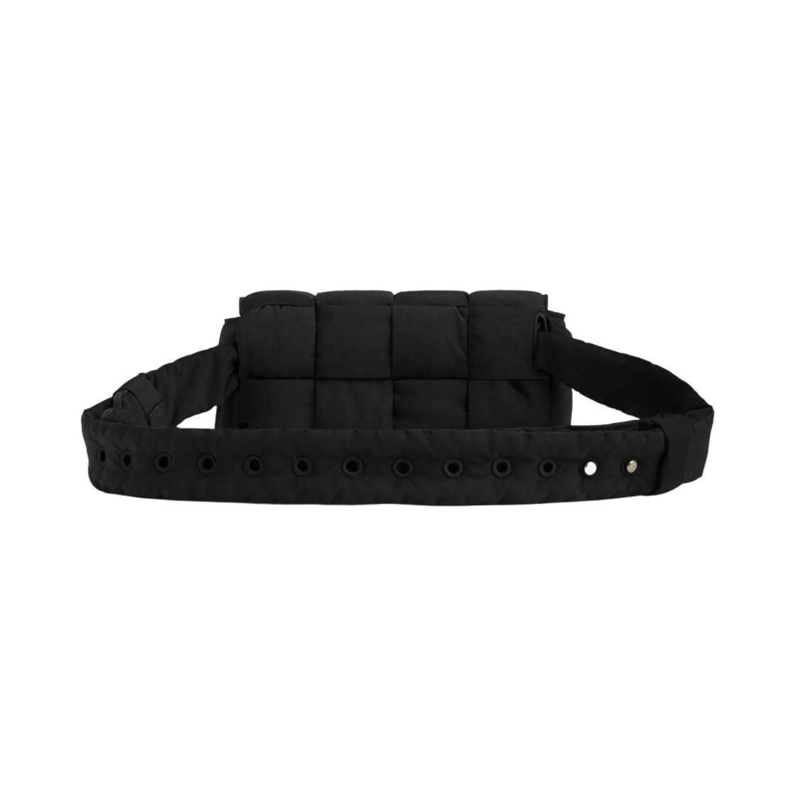 보테가 베네타 패딩 테크 카세트 벨트백 블랙 패러킷(Bottega Veneta Padded Tech Cassette Belt Bag Black Parakeet) - 4