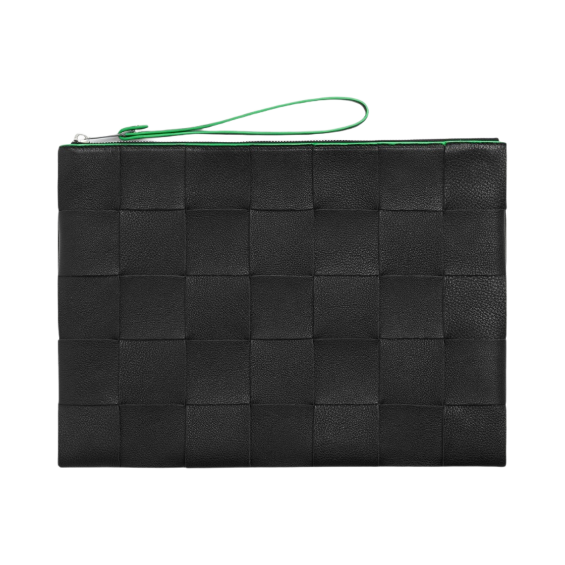 보테가 베네타 파우치 블랙 패러킷(Bottega Veneta Pouch Black Parakeet) - 1