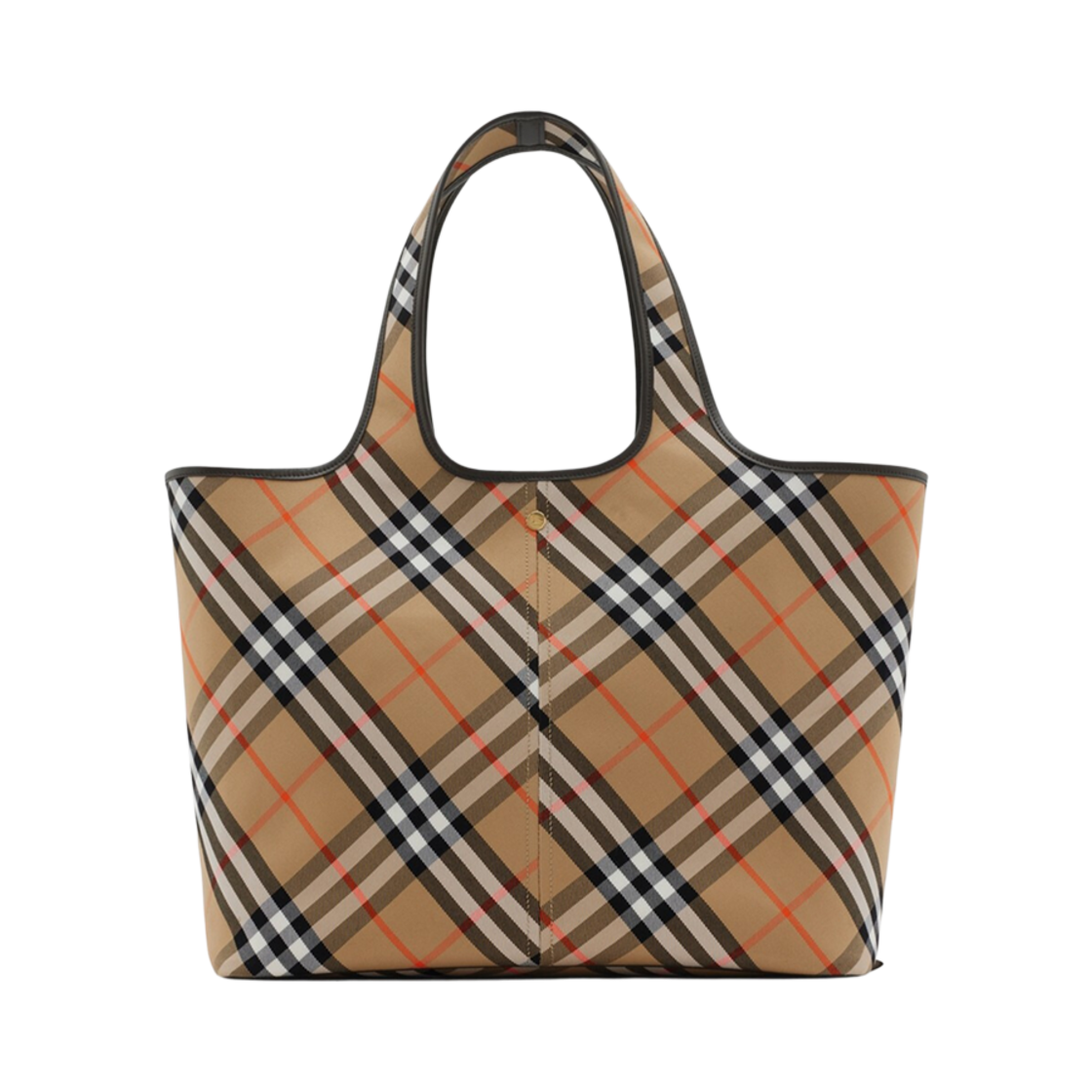 버버리 미디엄 체크 토트 샌드(Burberry Medium Check Tote Sand) - 1
