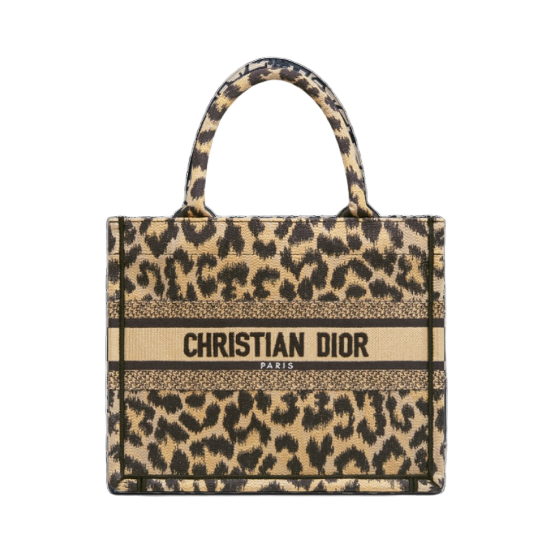 디올 스몰 북 토트백 미짜 자수 베이지 블랙(Dior Small Book Tote Mizza Embroidery Beige Black) - 1