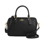 Coach Rowan Satchel Tote Bag Black