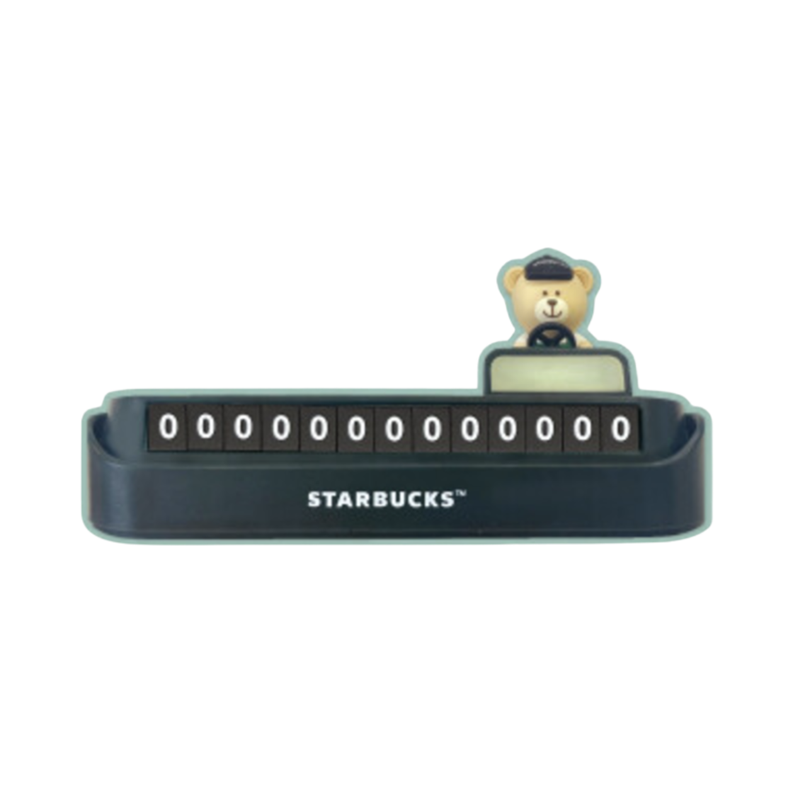스타벅스 베어리스타 주차 번호판(Starbucks Bearista Parking Number Plate)